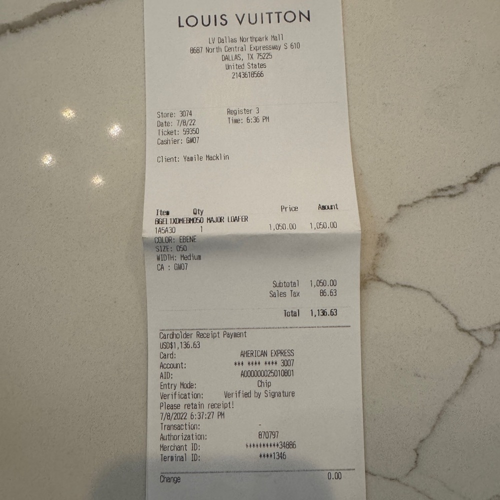 Men's Louis Vuitton Loafers - Picture 10 of 10
